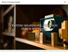 Tablet Screenshot of browndesign.com
